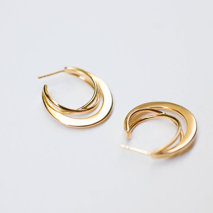 Pendientes de plata KENYA oro