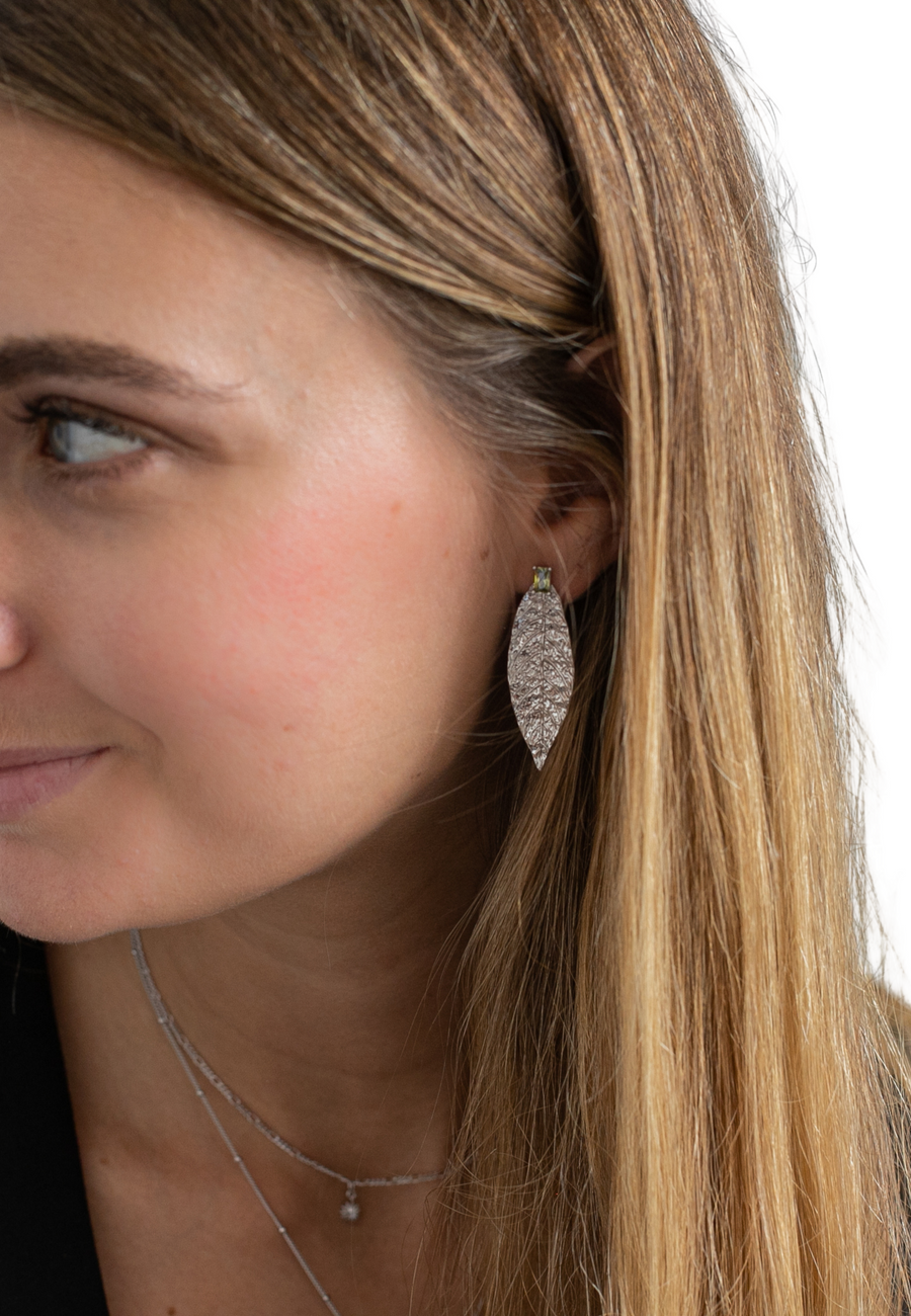 Pendientes de plata LUCIA plata baño oro