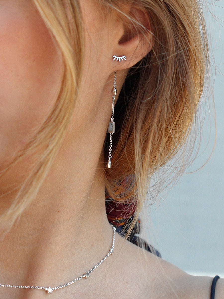 Pendientes NIRVANA plata