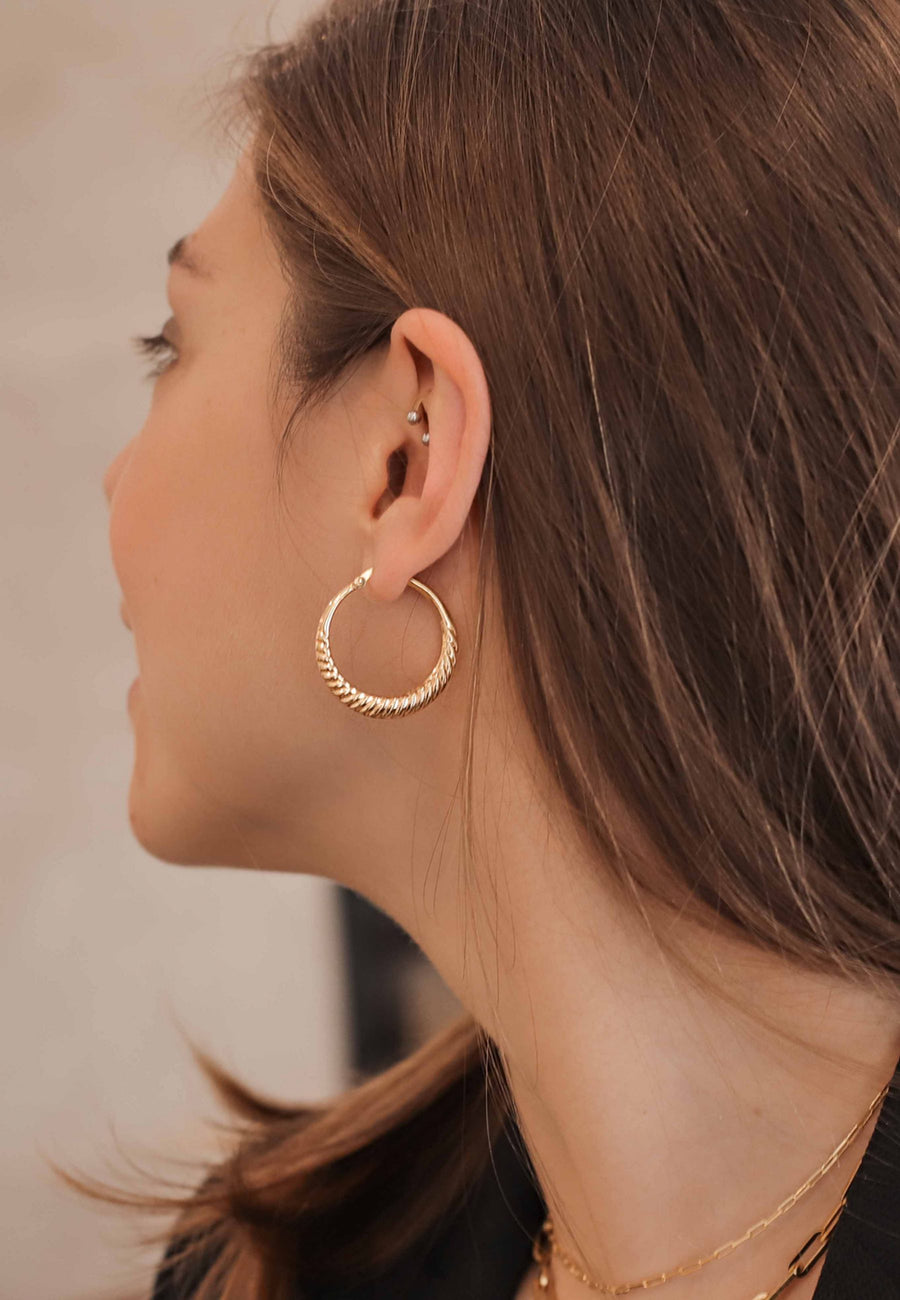 Pendientes BAMBU oro