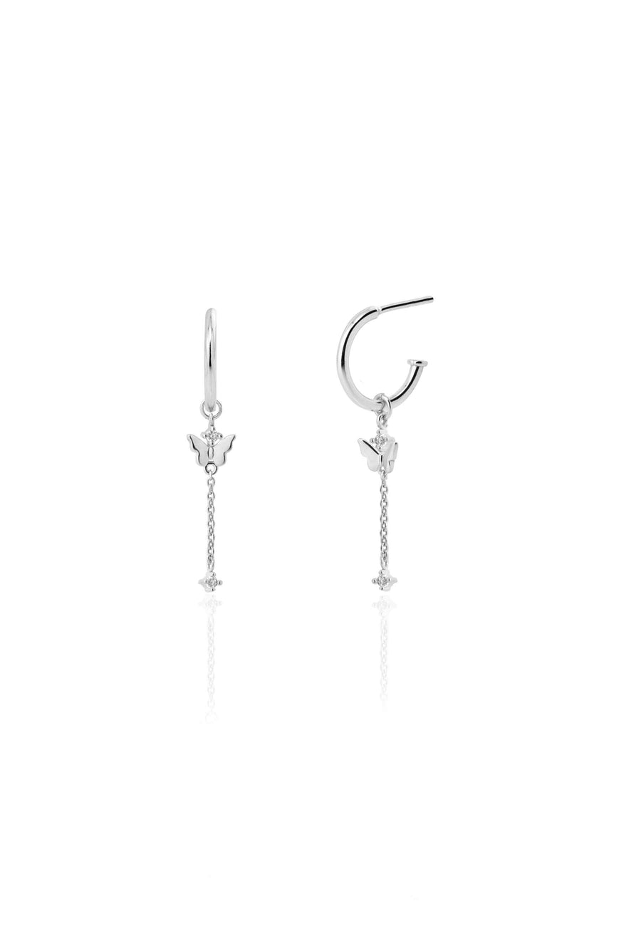 Pendientes CHARMS MARIPOSA plata