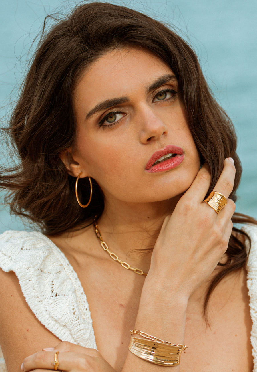 Pendientes de plata DAKOTA oro