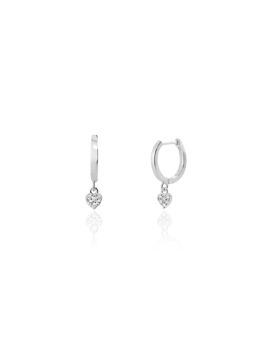 Pendientes CORAZON plata