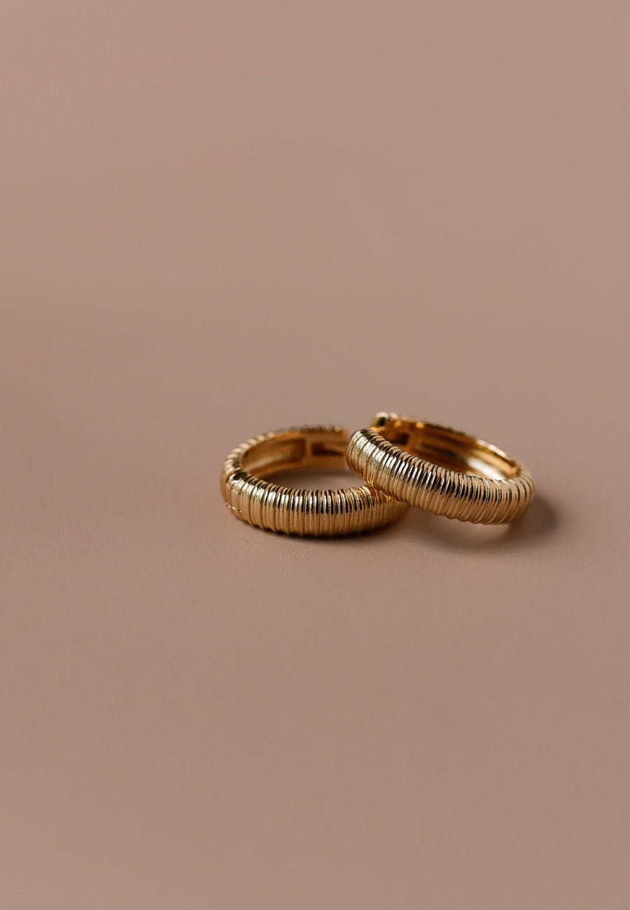 Pendientes de plata de aro ERIZO DE MAR plata de ley y baño oro