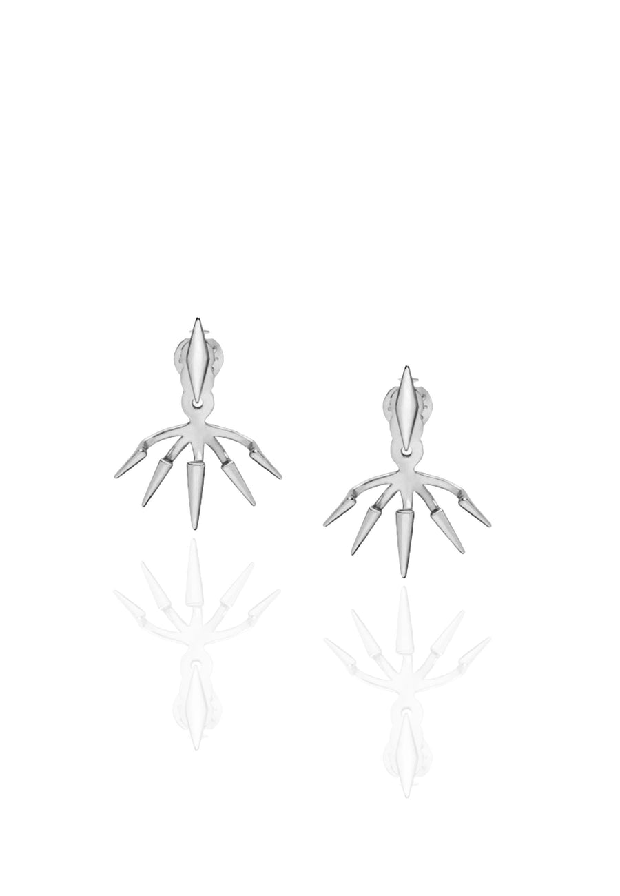 Pendientes de plata EAR JACKET oro