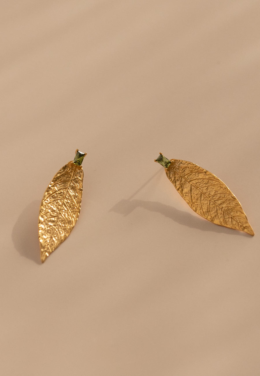 Pendientes de plata LUCIA plata baño oro