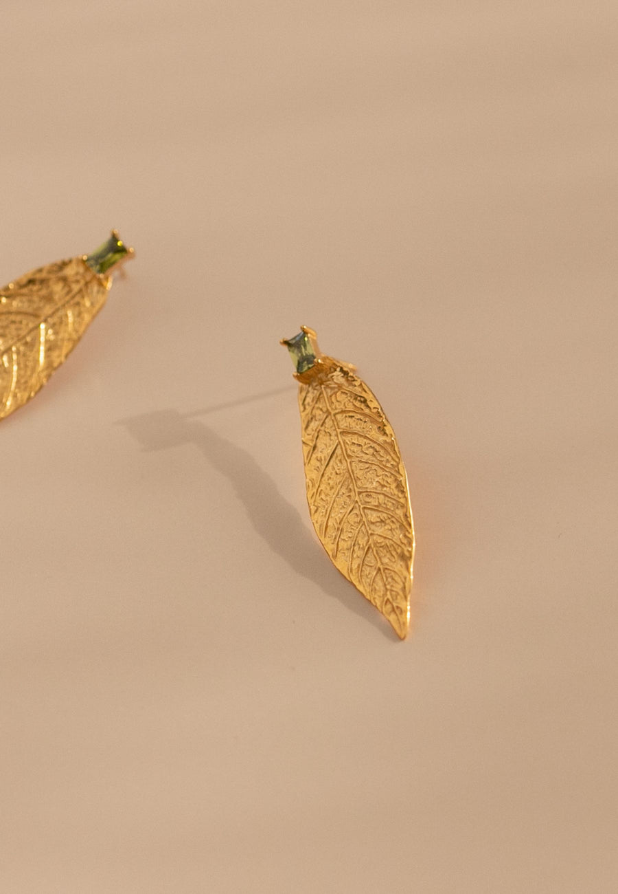 Pendientes LUCIA plata baño oro