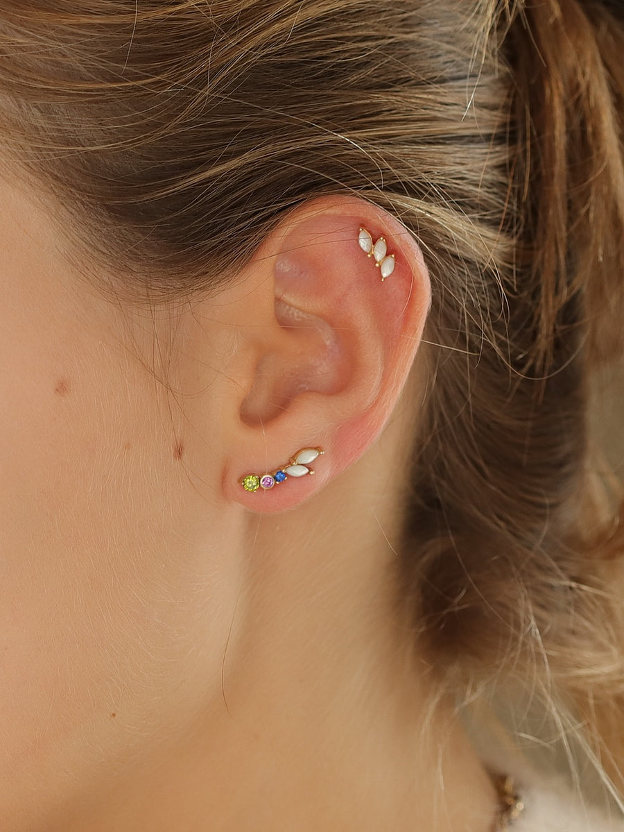 IVOLI gold silver earrings