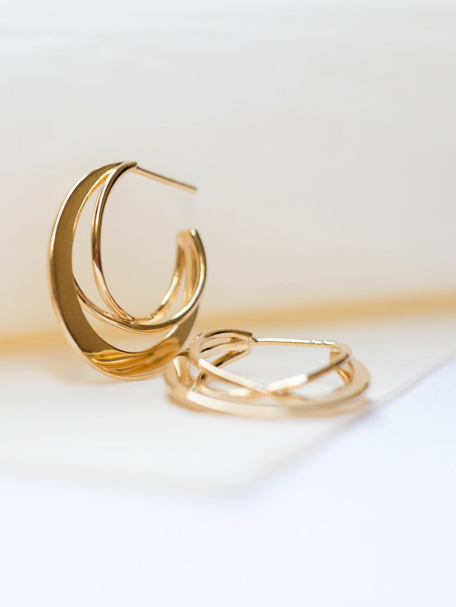 Pendientes KENYA oro