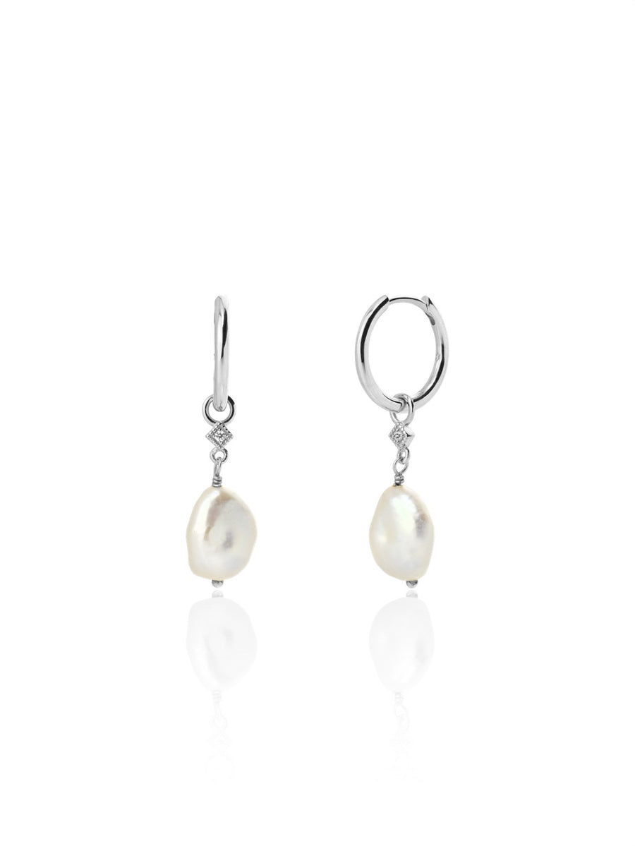 Pendientes NACRE plata