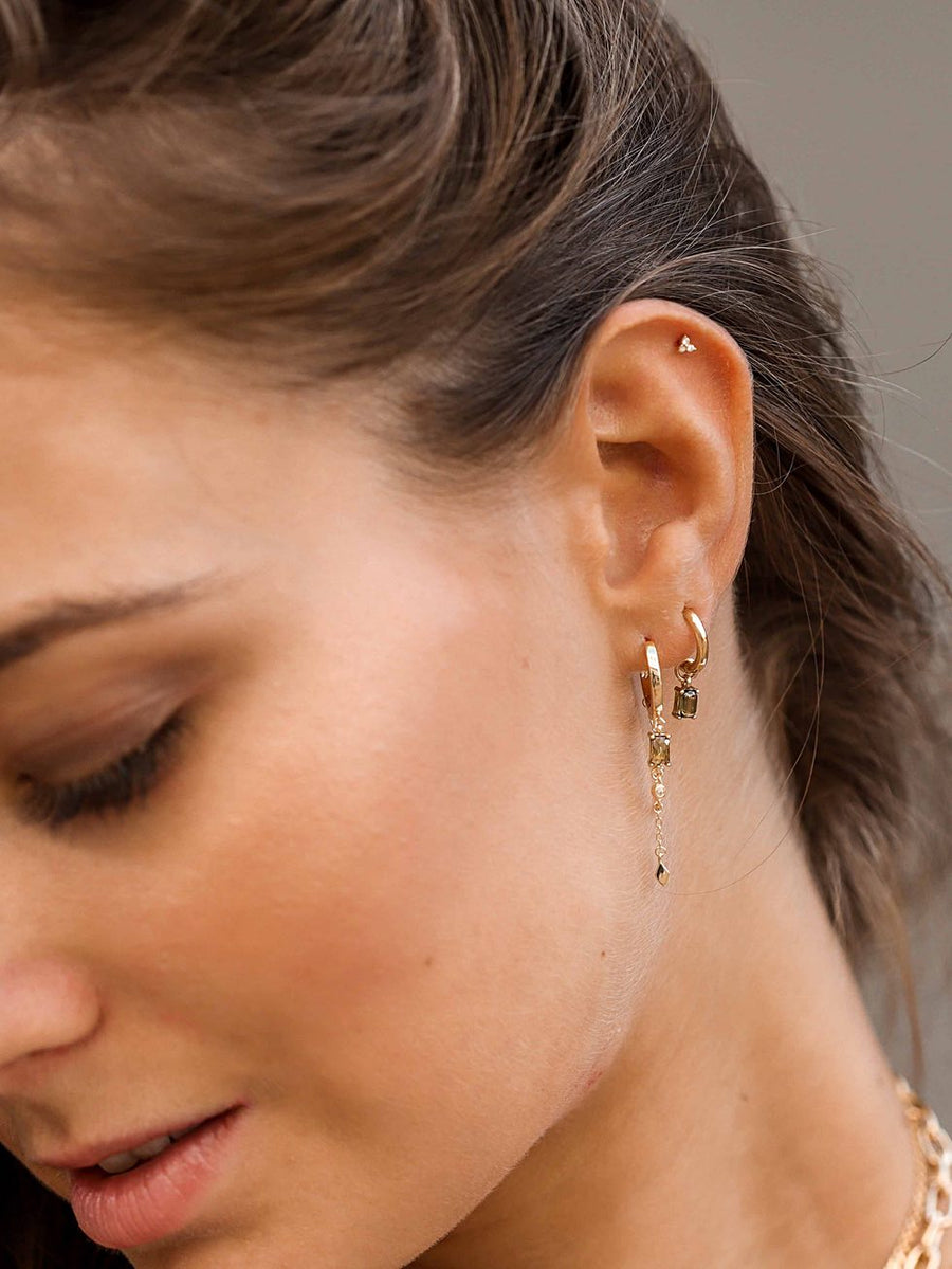 Pendientes de plata ROYAL oro