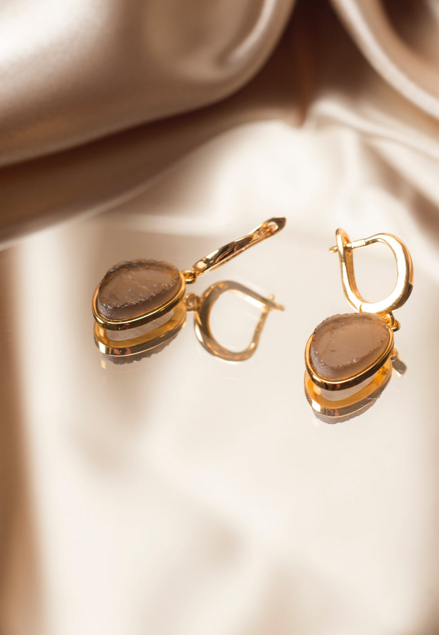 Pendientes SMOKY oro