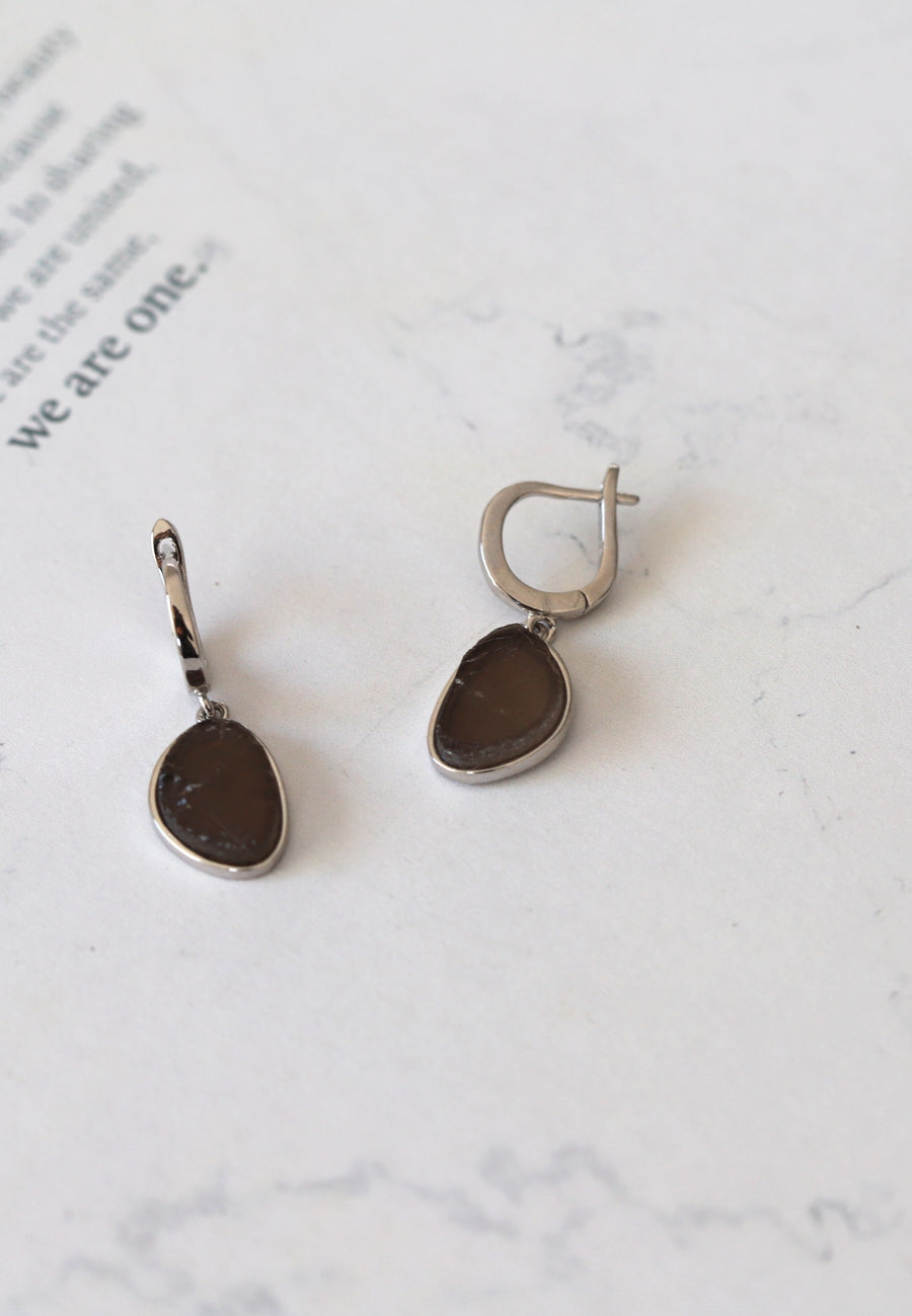 Pendientes SMOKY plata