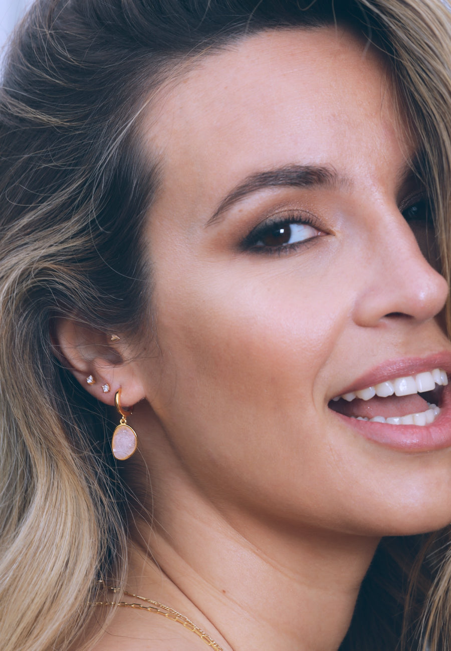 Pendientes de plata SPRING oro