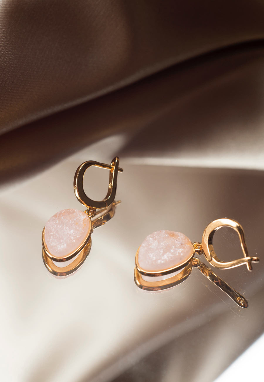 Pendientes de plata SPRING oro