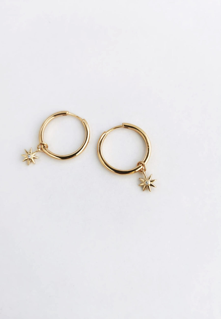 Pendientes de plata EL SOL oro