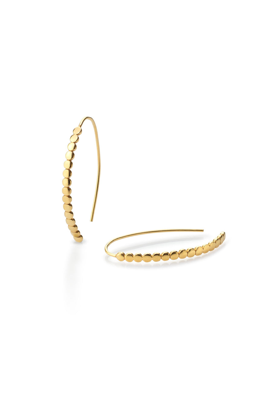 Pendientes largos GANG oro