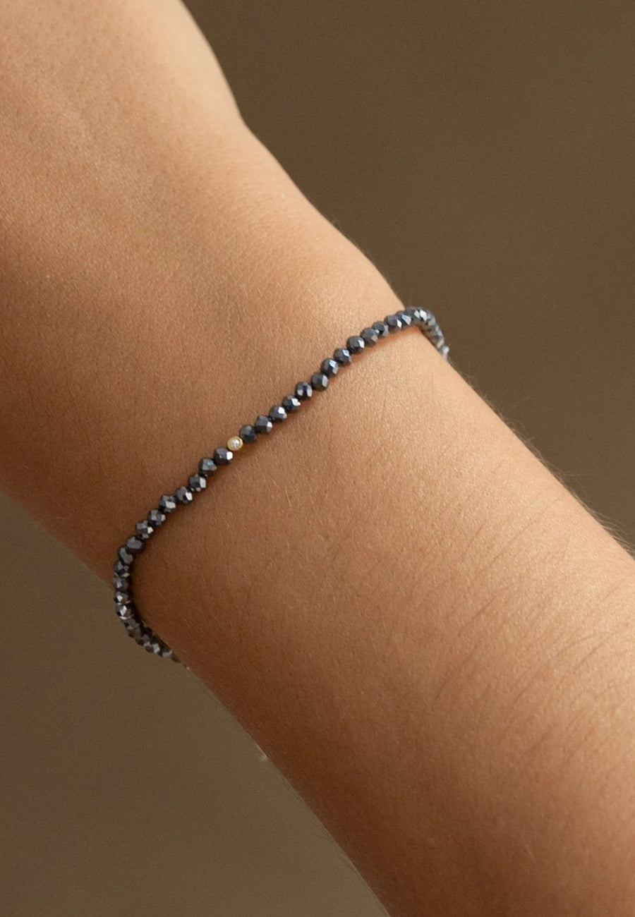 Pulsera de plata GREY oro