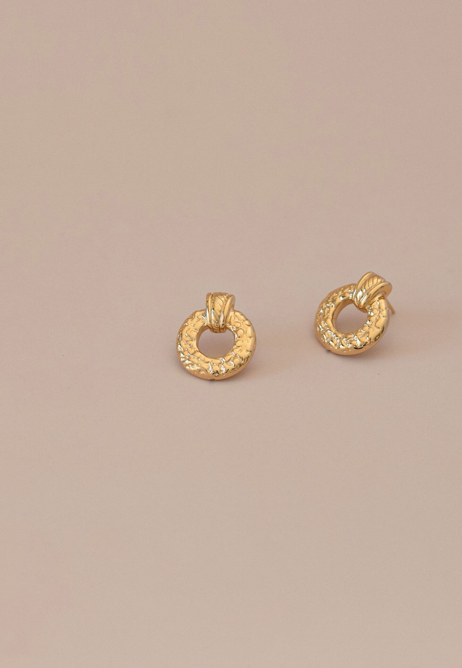 Pendientes de plata de plata de ley ROUGE